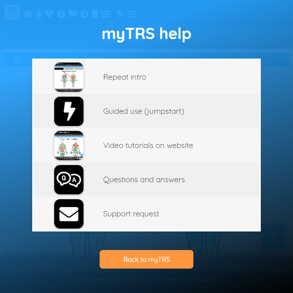myTRS Help