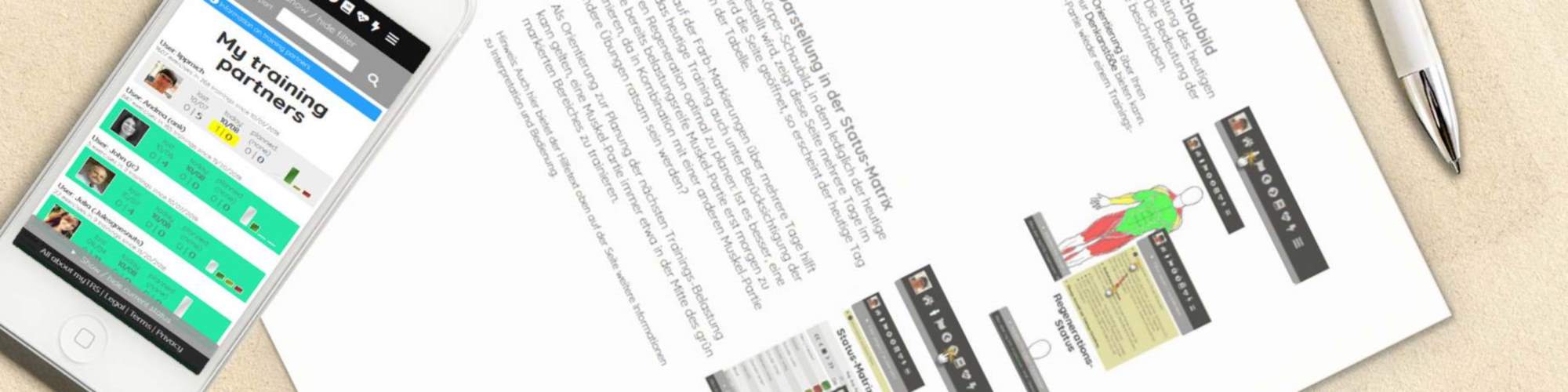 myTRS: Online tool for muscle build-up and weight training